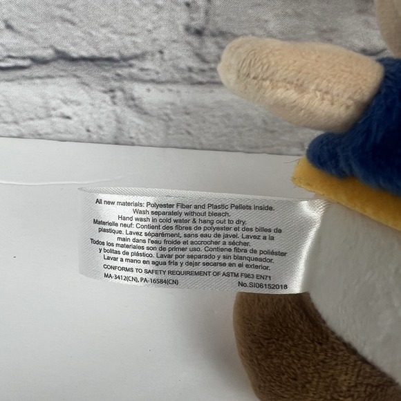 Nintendo 2017 Super Mario Toad Plush Toy 8" inch White Red Doll Stuffed Animal - Picture 7 of 7